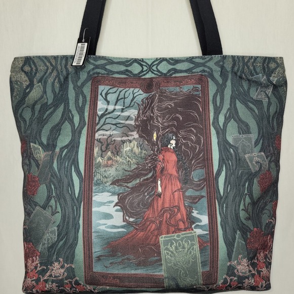 Fairyloot ~ One Dark Window Canvas Totebag ~ Gothic Romance - Picture 2 of 4